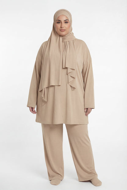 BURKINI (4 pieces) -  BEIGE