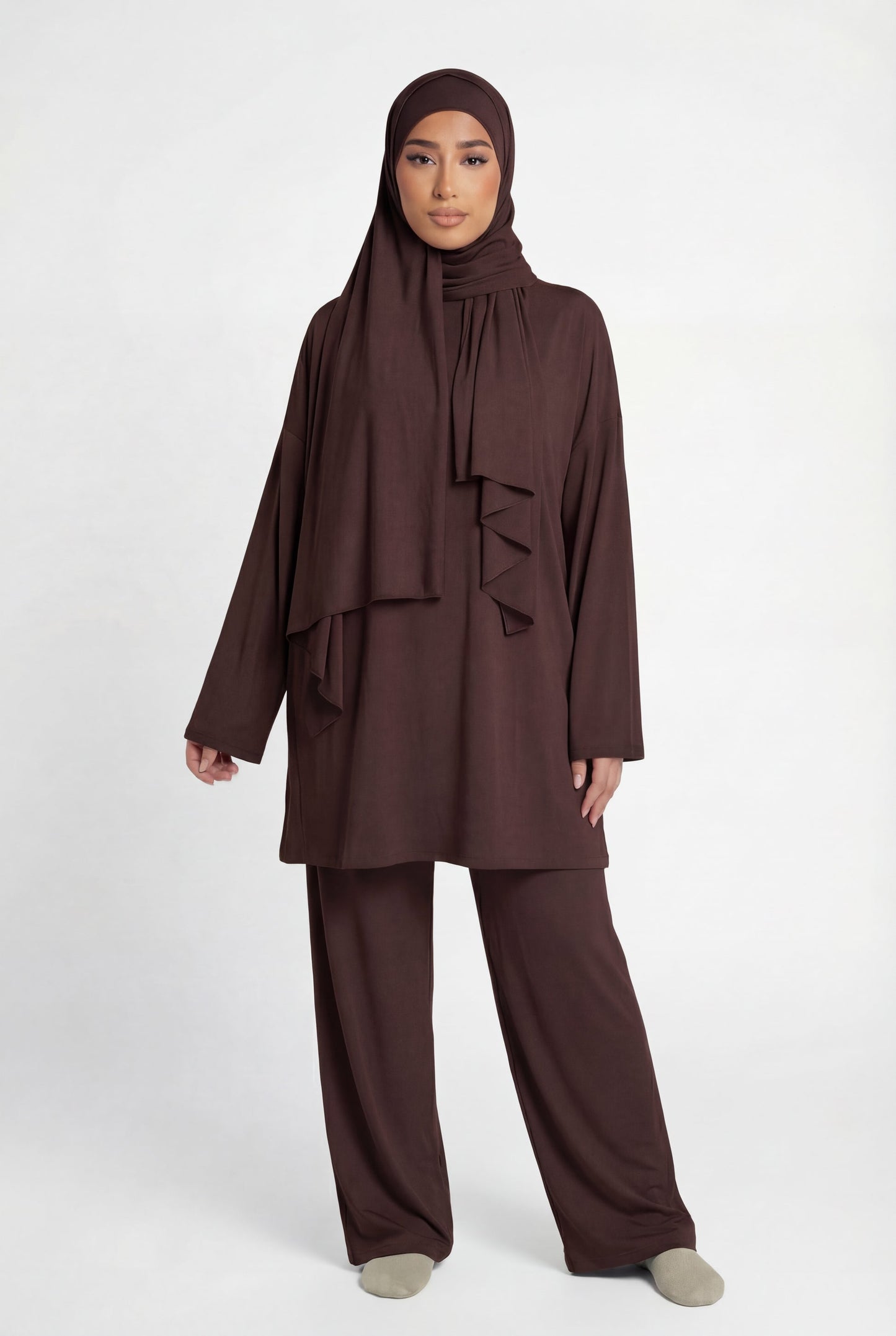 BURKINI (4 pieces) -  BROWN