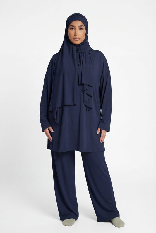 BURKINI (4 pieces) -  BLUE NAVY