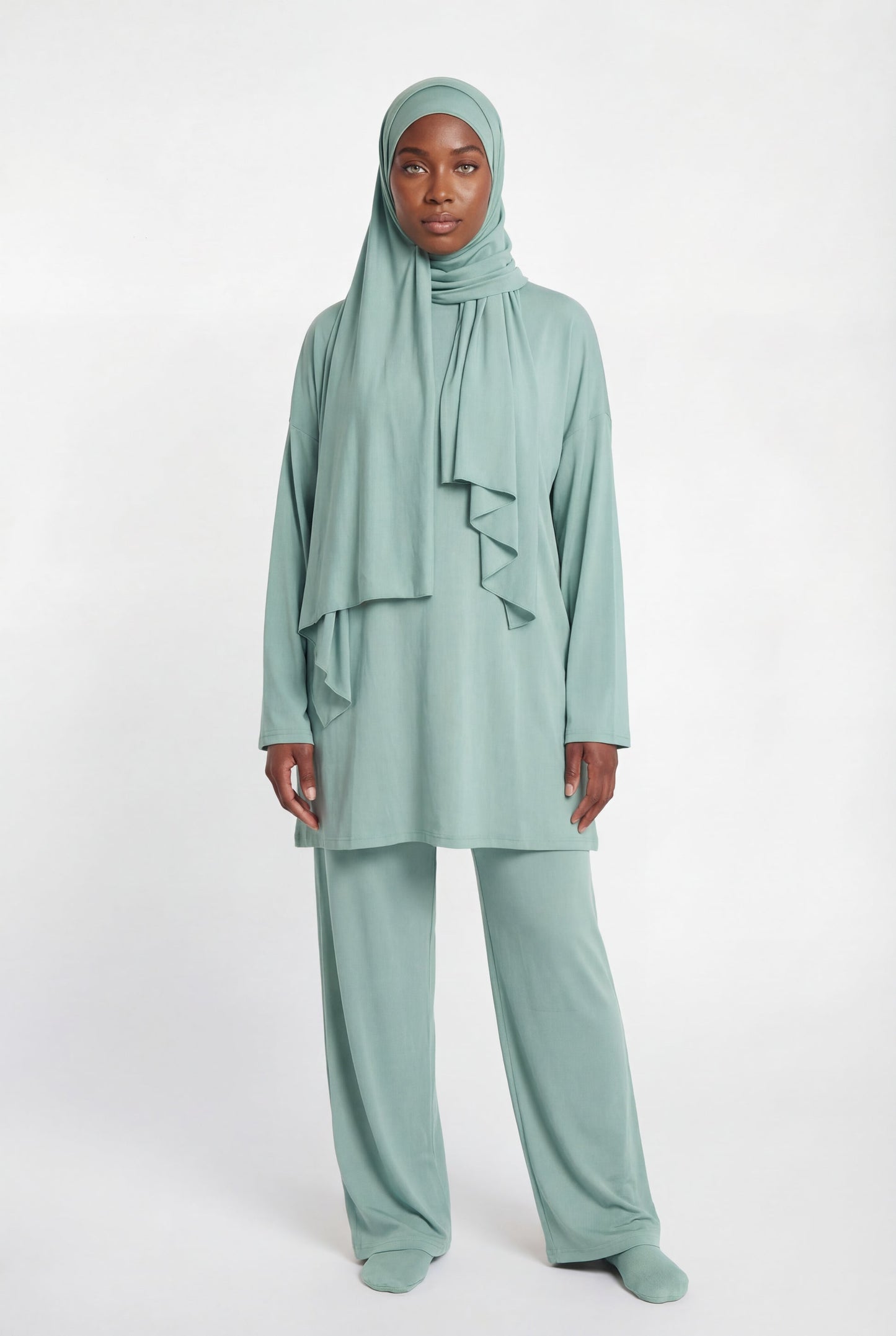 BURKINI (4 pieces) -  LIGHT BLUE